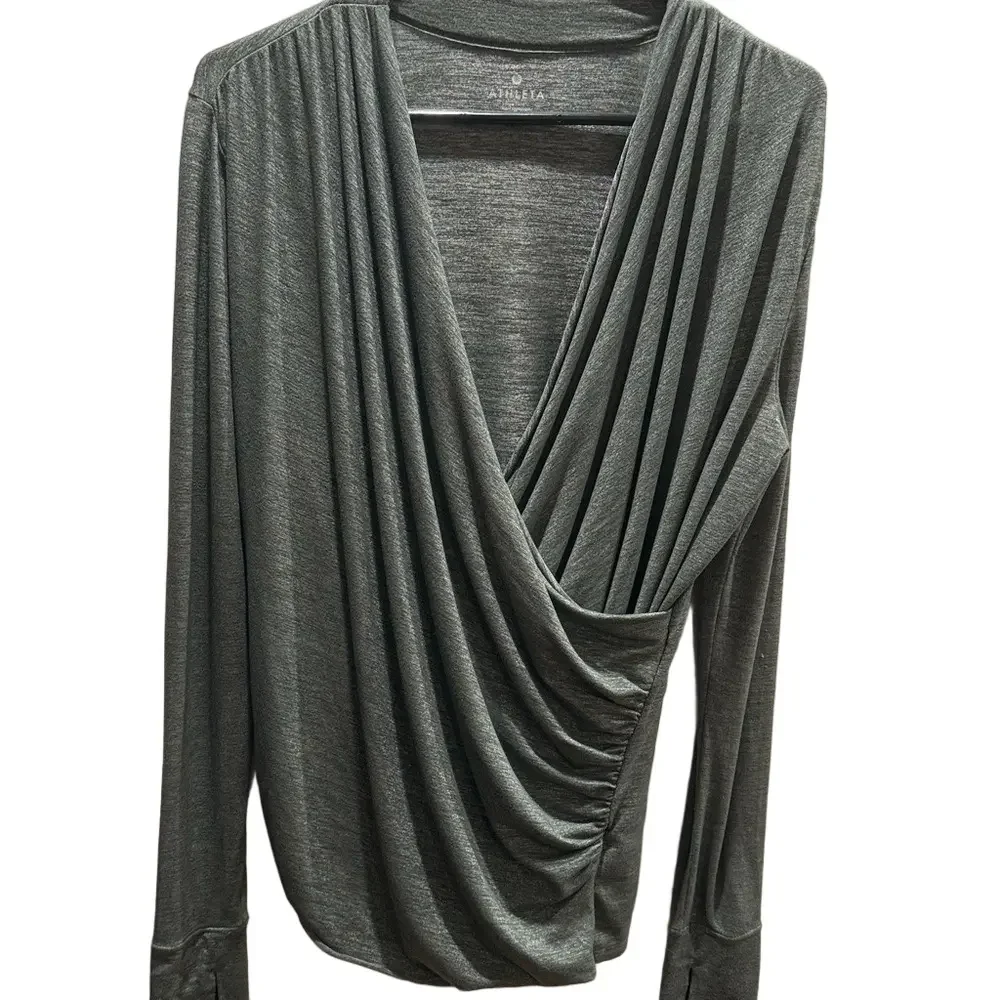 Athleta wrap top